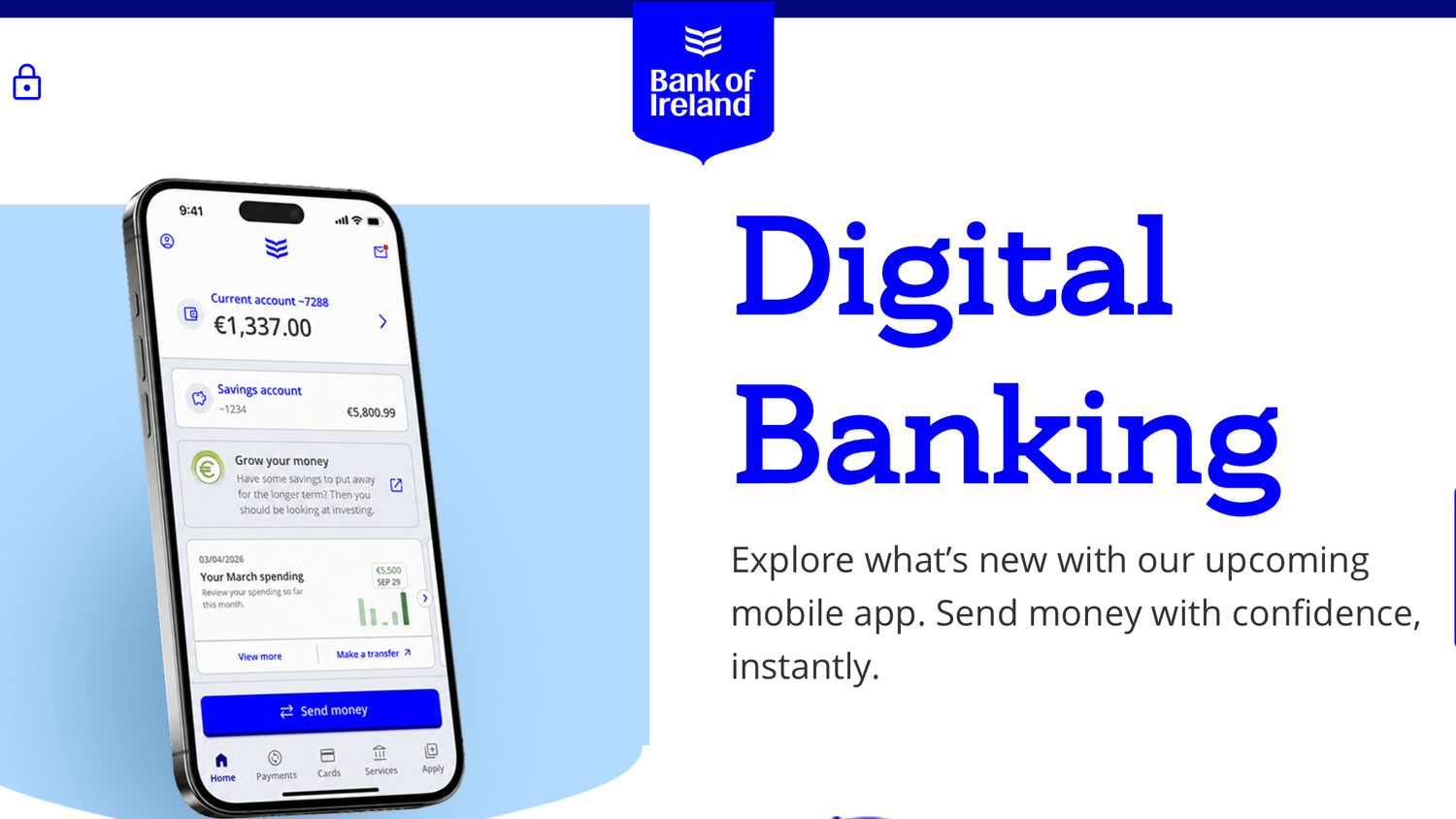 Bank of Ireland zmienia aplikację. Pojawią się nowe funkcje i odświeżony wygląd